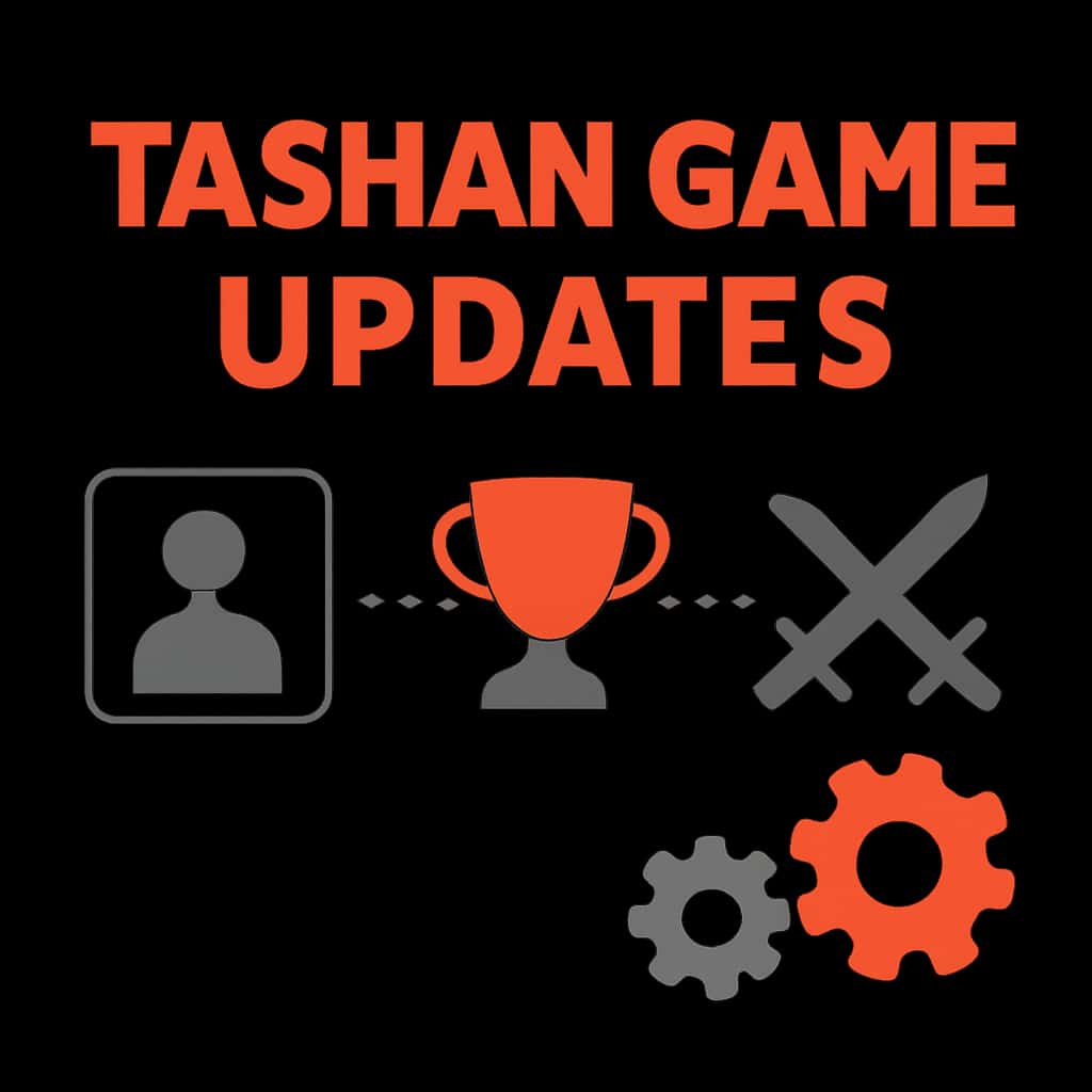 Illustration detailing Tashan Game Updates.